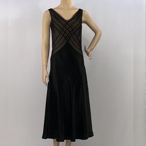 Adrianna Papell Sleeveless Beaded Long Gown Size 6
